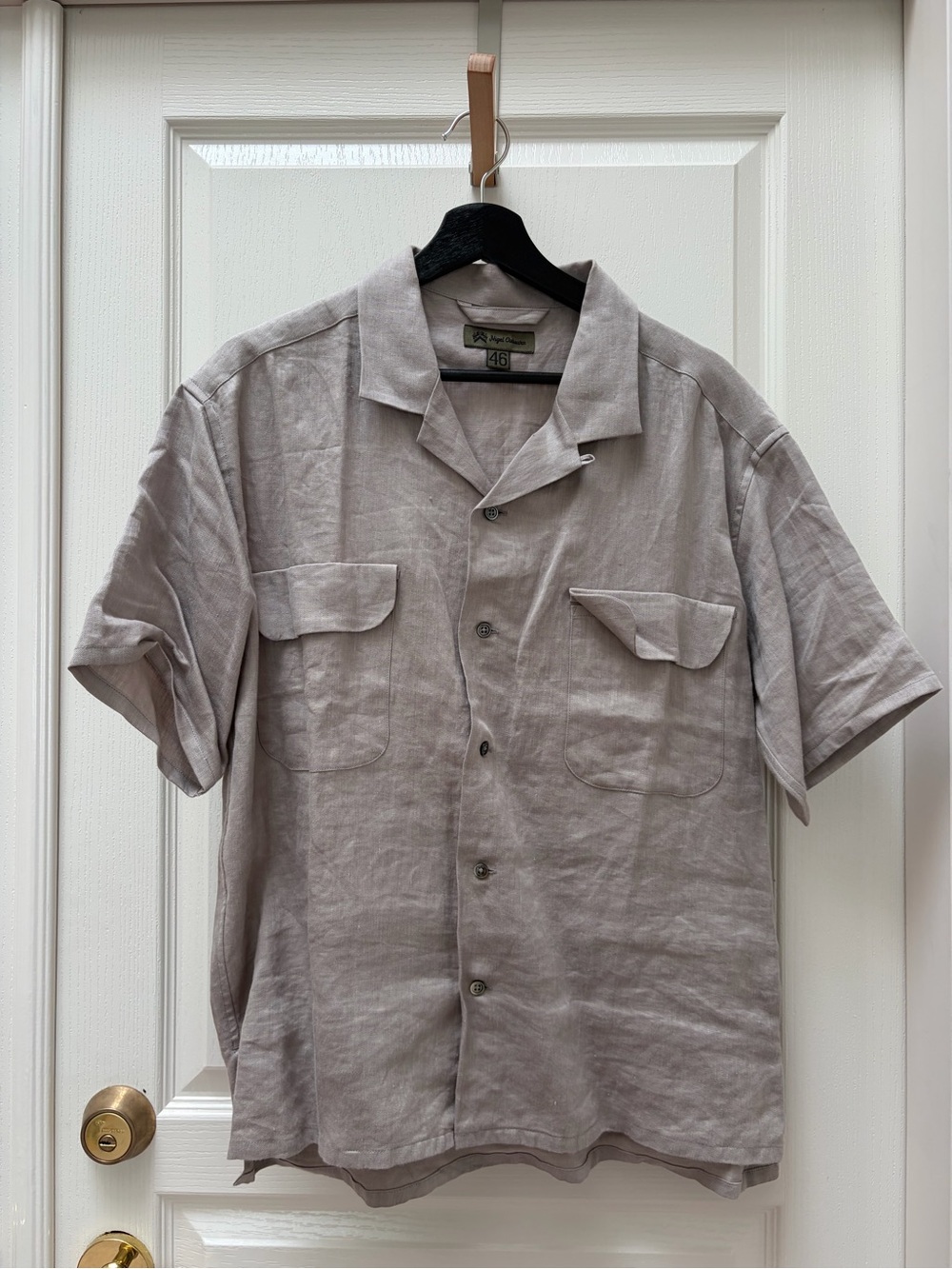 Nigel Cabourn open collar shirt